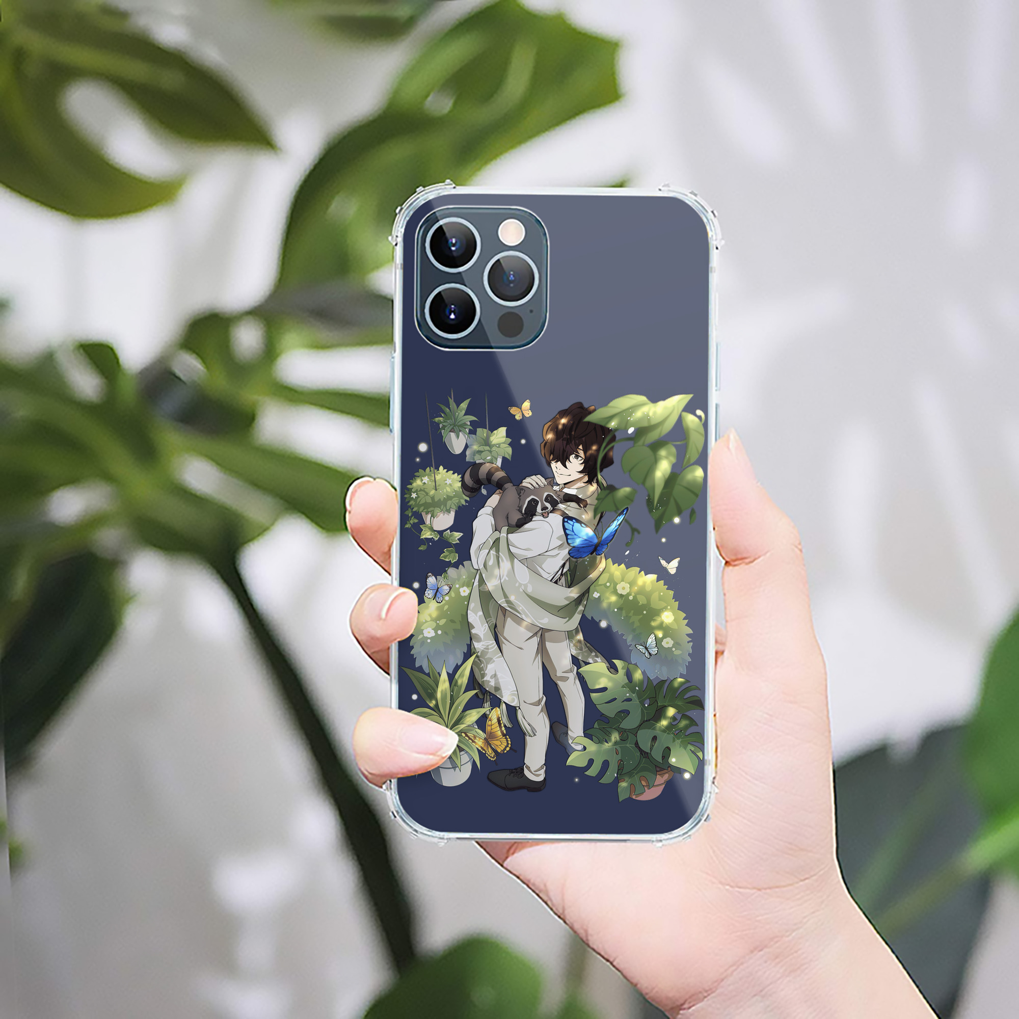 （画像用） 文豪ストレイドッグス Bungo Stray Dogs 【iPhone 12シリーズ対応】透明スマホケース（クリアソフトケース）
